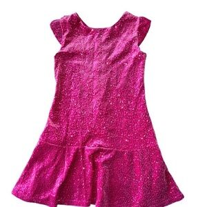 Place Kids Casual Dress in Sparkling Pink